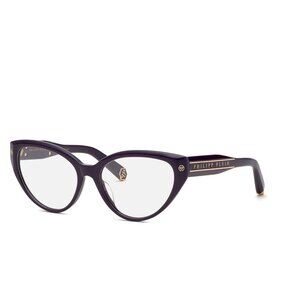 NEW PHILIPP PLEIN EYEGLASSES, PURPLE WOMEN EYEWEAR VPP052M 09NU
